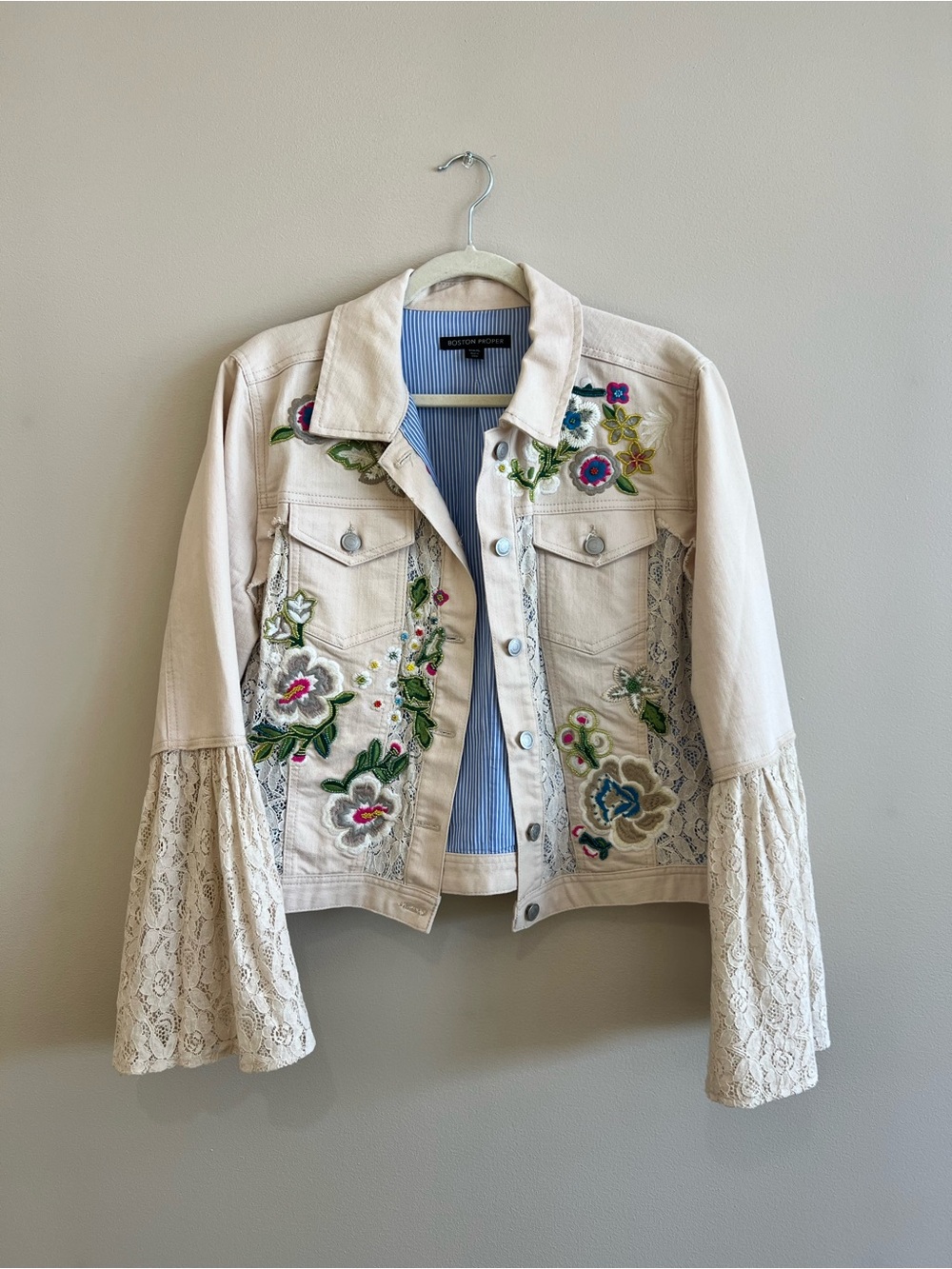 Boston Proper Denim Jacket - Picture 8 of 8